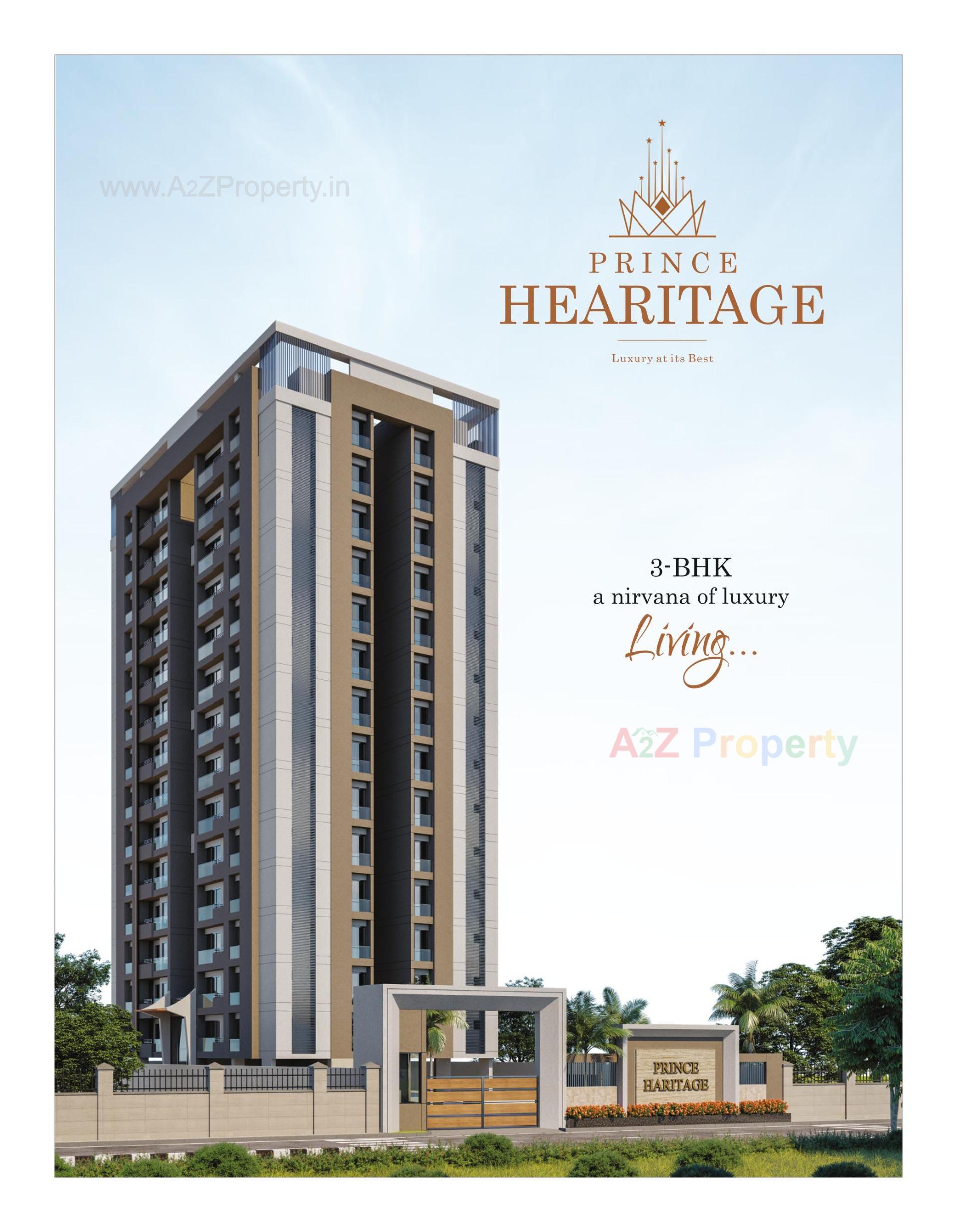 3D Elevation of real estate project Prince Heritage located at Dabholi, Surat, Gujarat