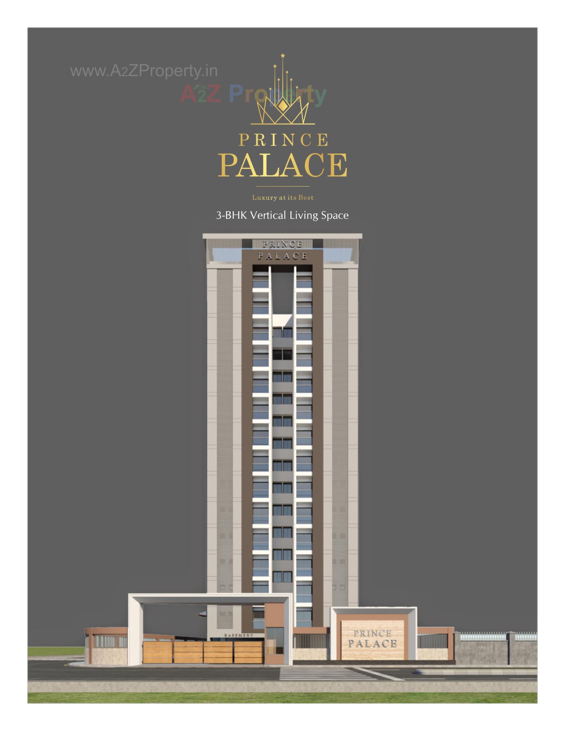 3D Elevation of real estate project Prince Palace located at Dabholi, Surat, Gujarat