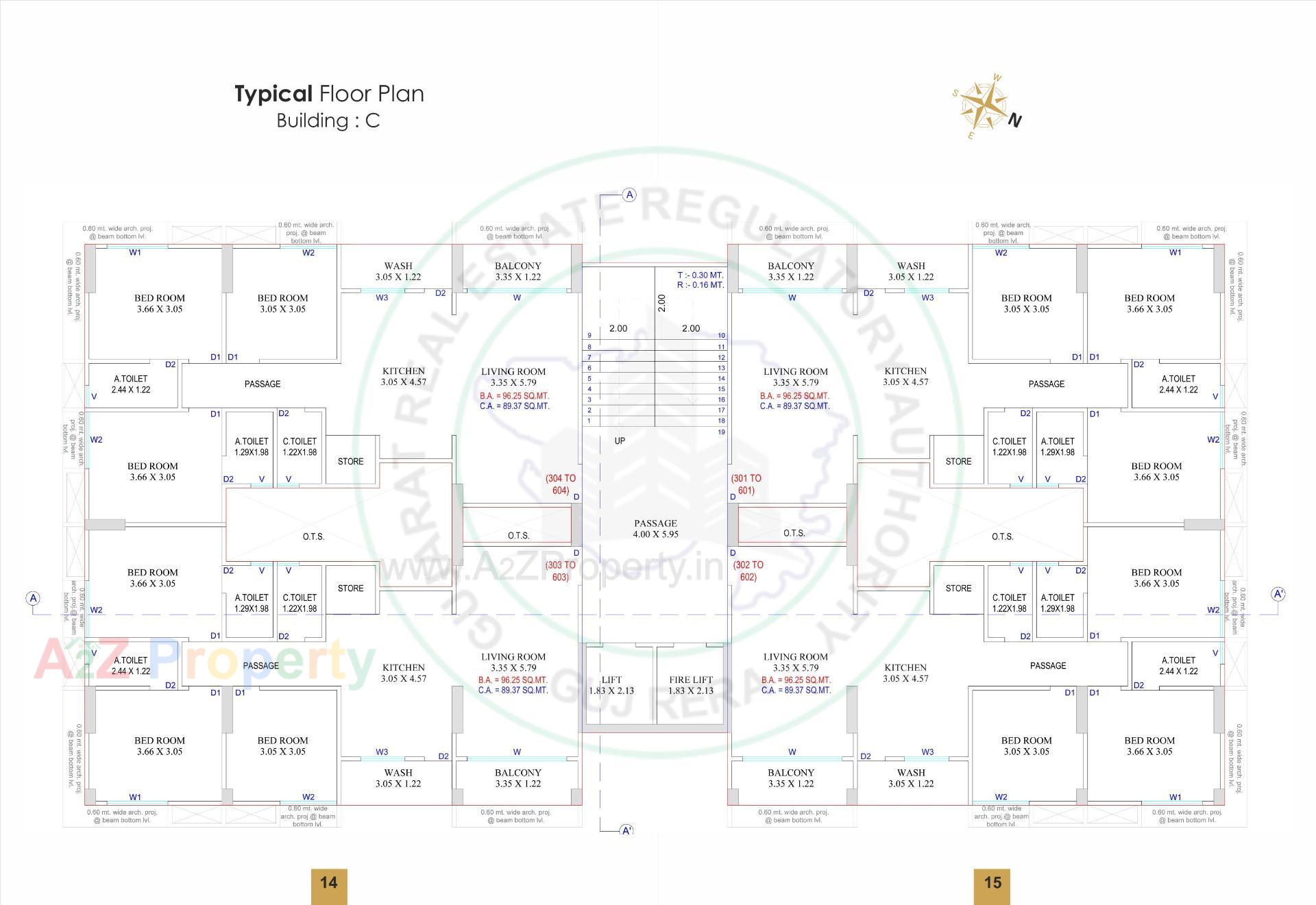  of real estate project Prism Luxuria located at Abrama, Surat, Gujarat