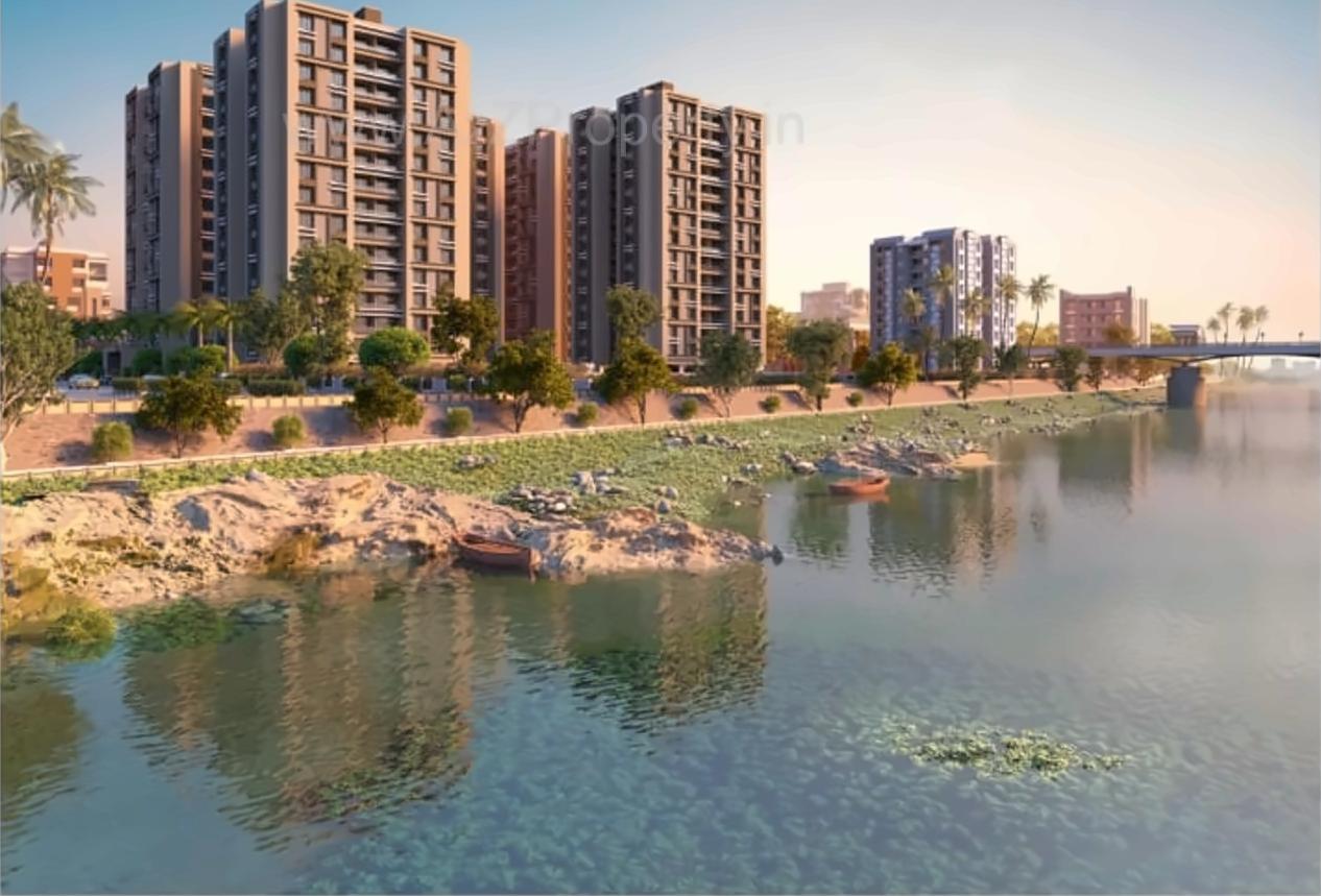 3D Elevation of real estate project Priyank Avenue located at Varachha, Surat, Gujarat