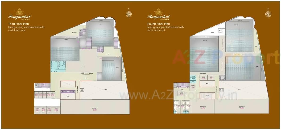 Layout of real estate project Raajmahal Ac Mall located at Puna, Surat, Gujarat