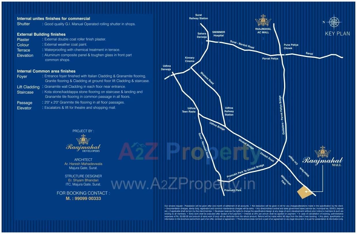 of real estate project Raajmahal Mall located at Dindoli, Surat, Gujarat