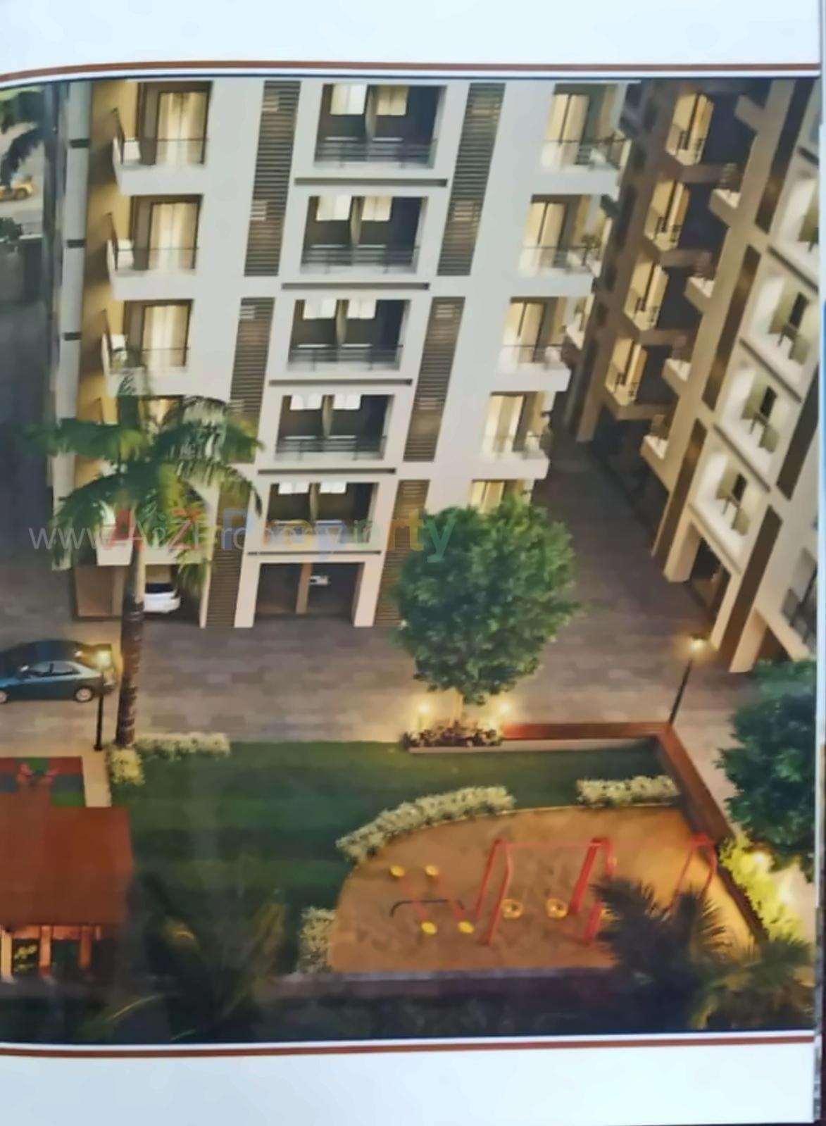 3D Elevation of real estate project Radhe Residency located at Surat, Surat, Gujarat
