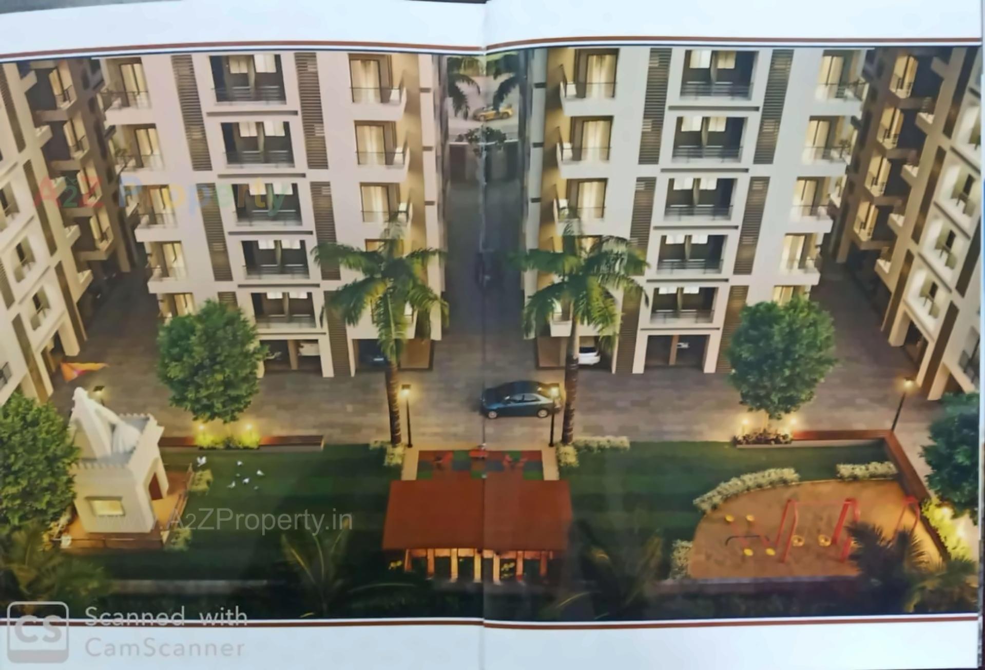 3D Elevation of real estate project Radhe Residency located at Surat, Surat, Gujarat