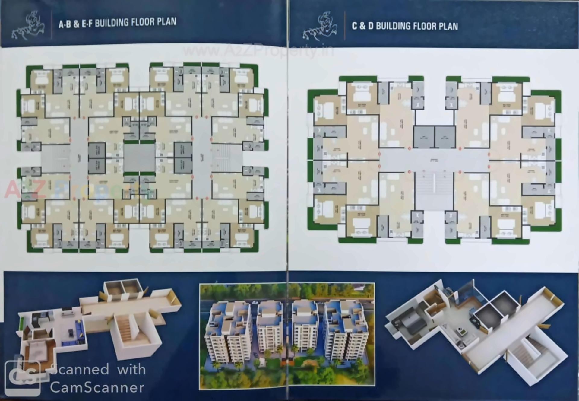Layout of real estate project Radhe Residency located at Surat, Surat, Gujarat