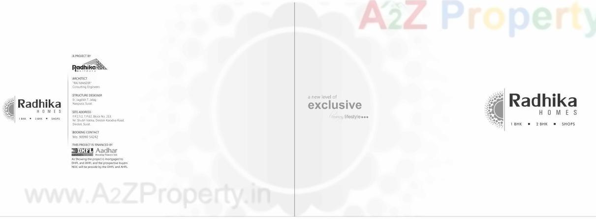  of real estate project Radhika Homes located at Dindoli, Surat, Gujarat