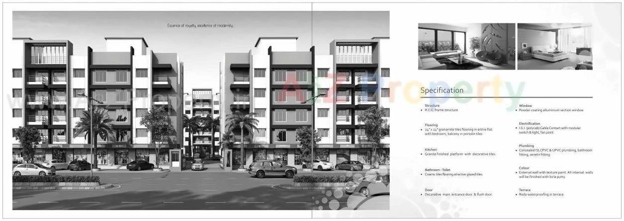  of real estate project Radhika Homes located at Dindoli, Surat, Gujarat