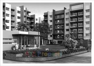 Elevation of real estate project Radhika Homes located at Dindoli, Surat, Gujarat