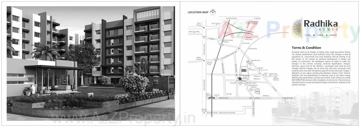  of real estate project Radhika Homes located at Dindoli, Surat, Gujarat