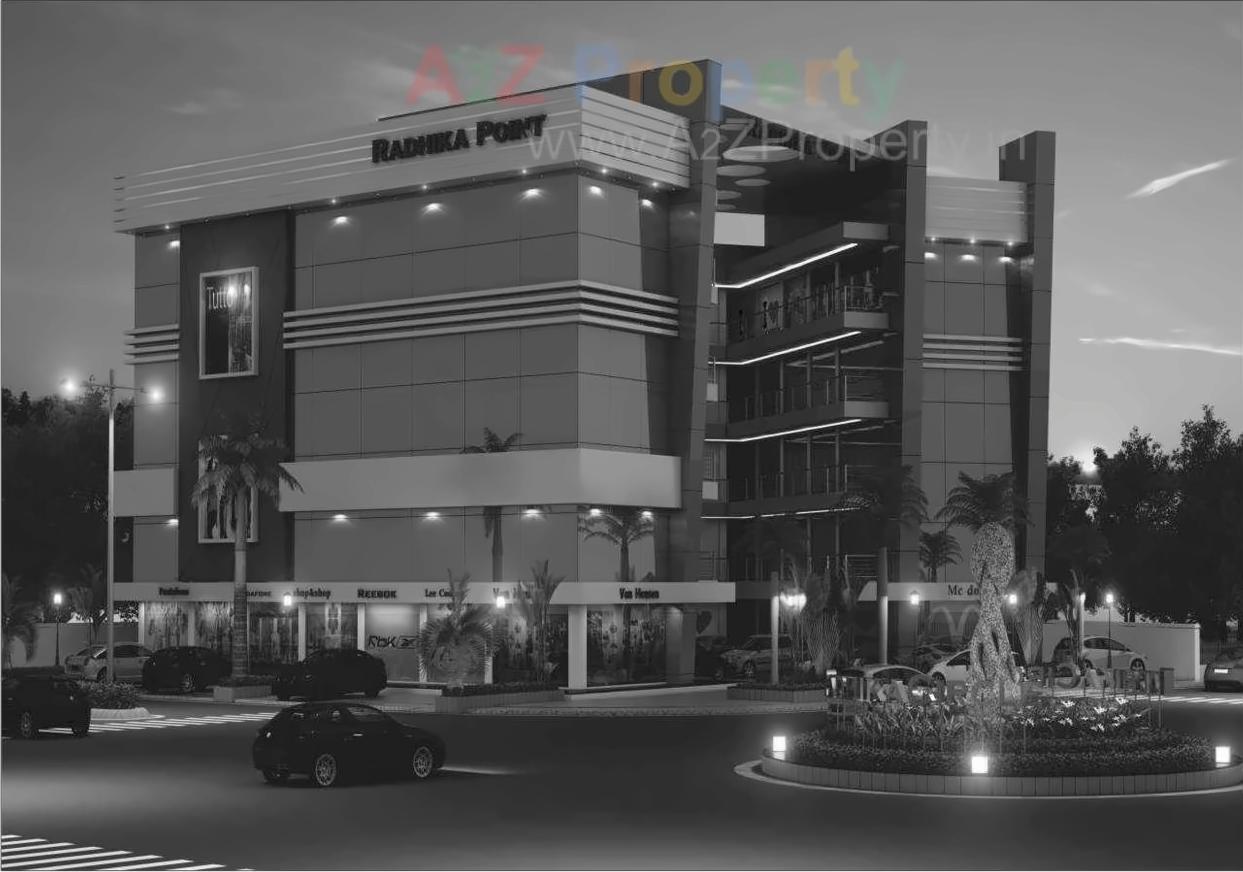 3D Elevation of real estate project Radhika Residency   Point located at Variav, Surat, Gujarat