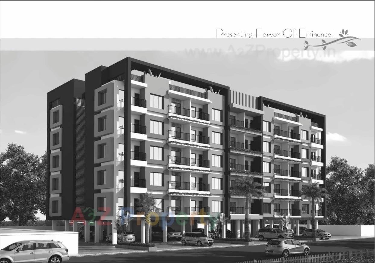 3D Elevation of real estate project Radhika Residency   Point located at Variav, Surat, Gujarat