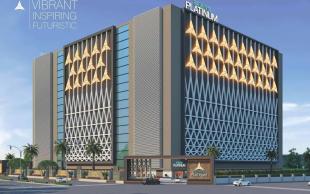 Elevation of real estate project Raghuvir Platinum located at Kumbhariya, Surat, Gujarat