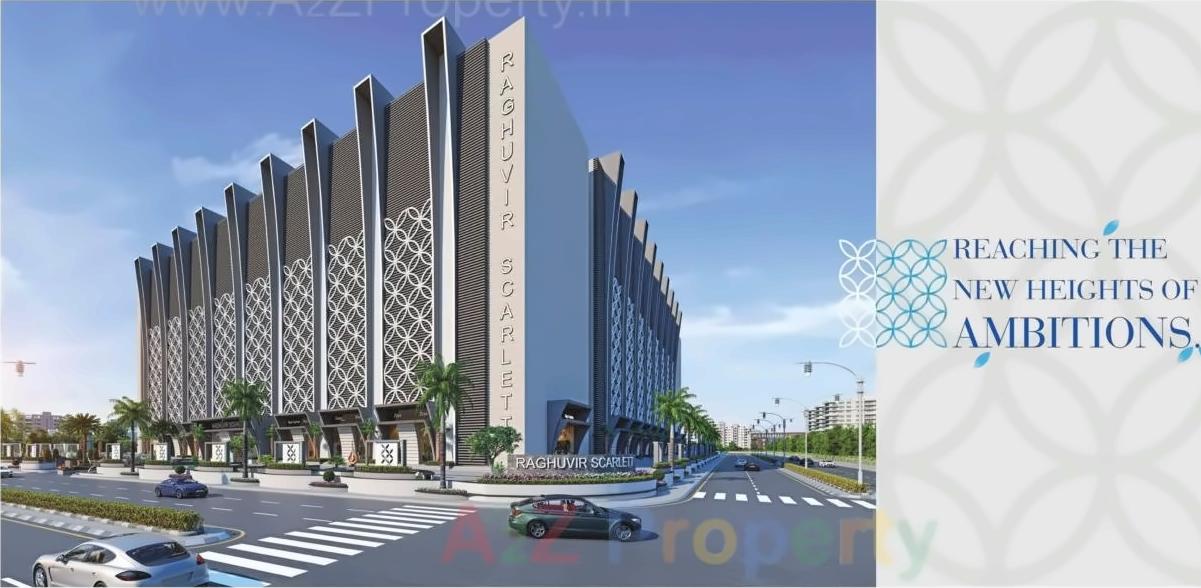 3D Elevation of real estate project Raghuvir Scarlett located at Parvat, Surat, Gujarat