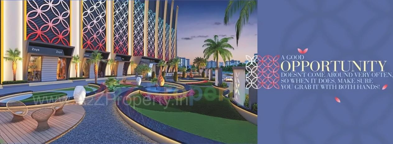 3D Elevation of real estate project Raghuvir Scarlett located at Parvat, Surat, Gujarat