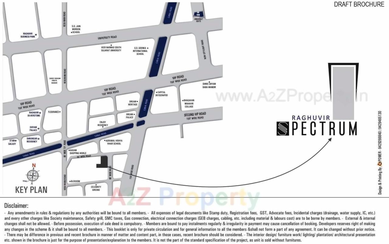  of real estate project Raghuvir Spectrum located at Surat, Surat, Gujarat