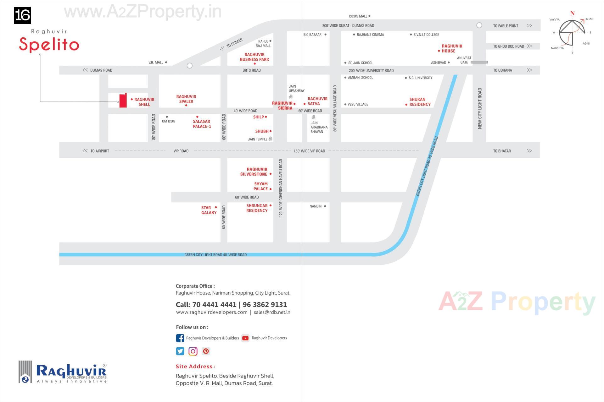  of real estate project Raghuvir Spelito located at Magdalla, Surat, Gujarat