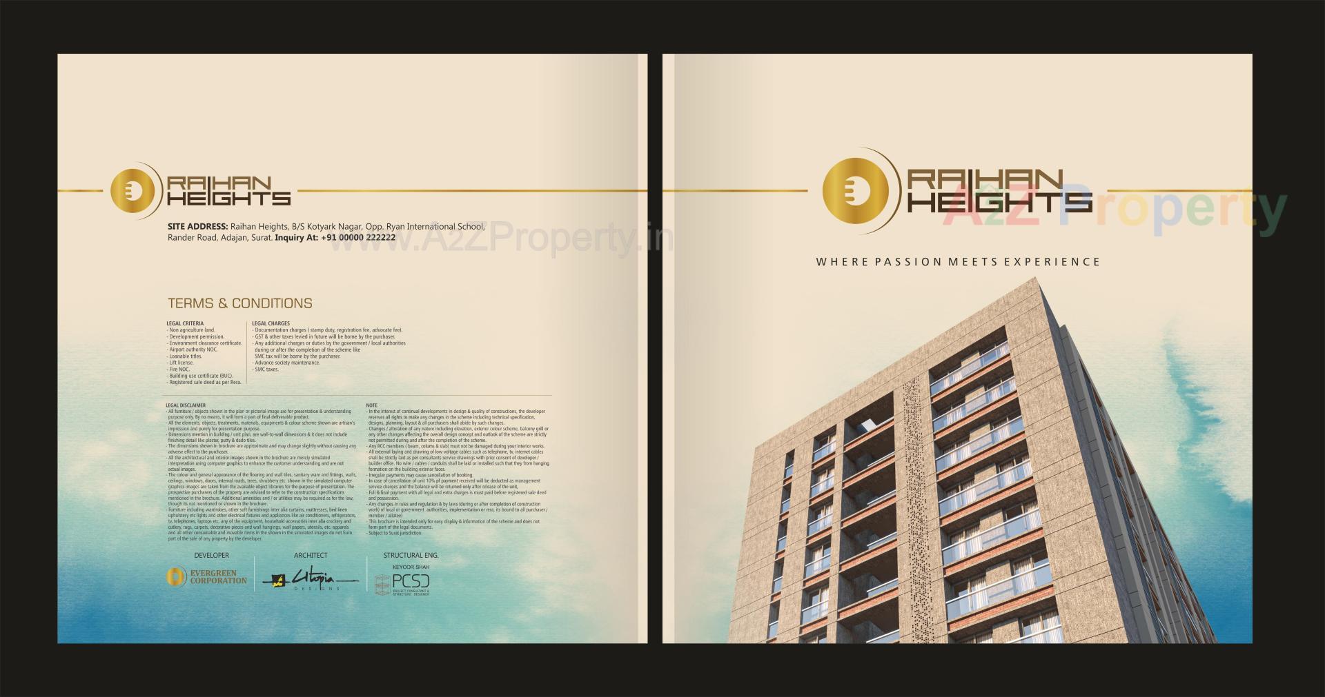  of real estate project Raihan Heights located at Adajan, Surat, Gujarat