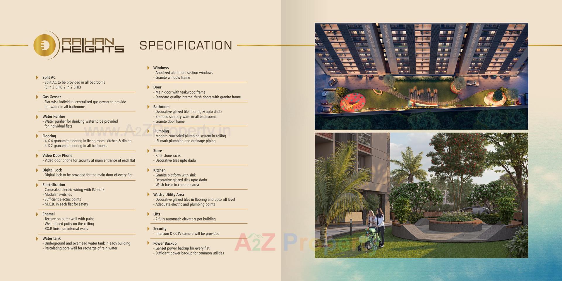  of real estate project Raihan Heights located at Adajan, Surat, Gujarat