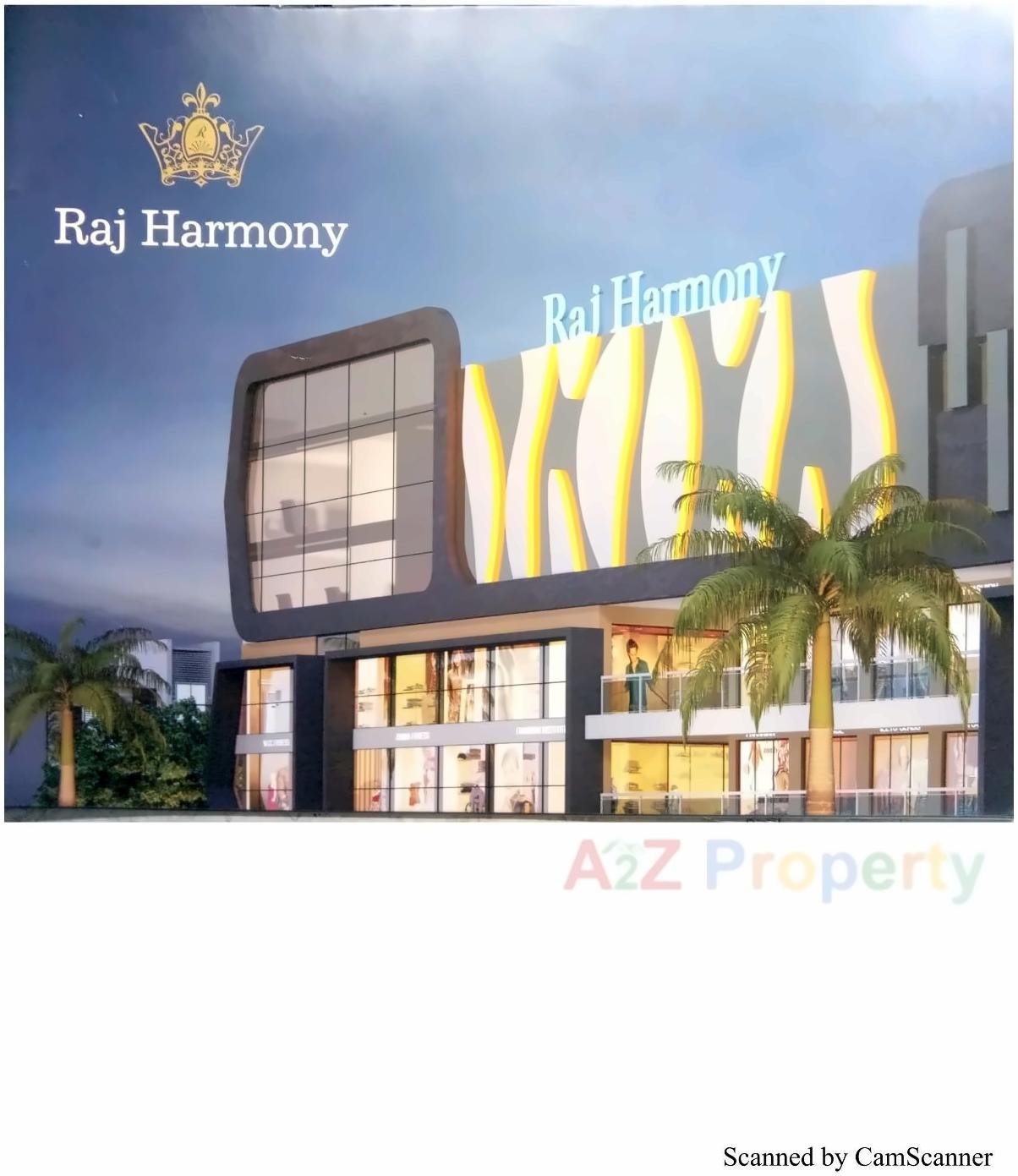 3D Elevation of real estate project Raj Harmony located at Jahangirabad, Surat, Gujarat