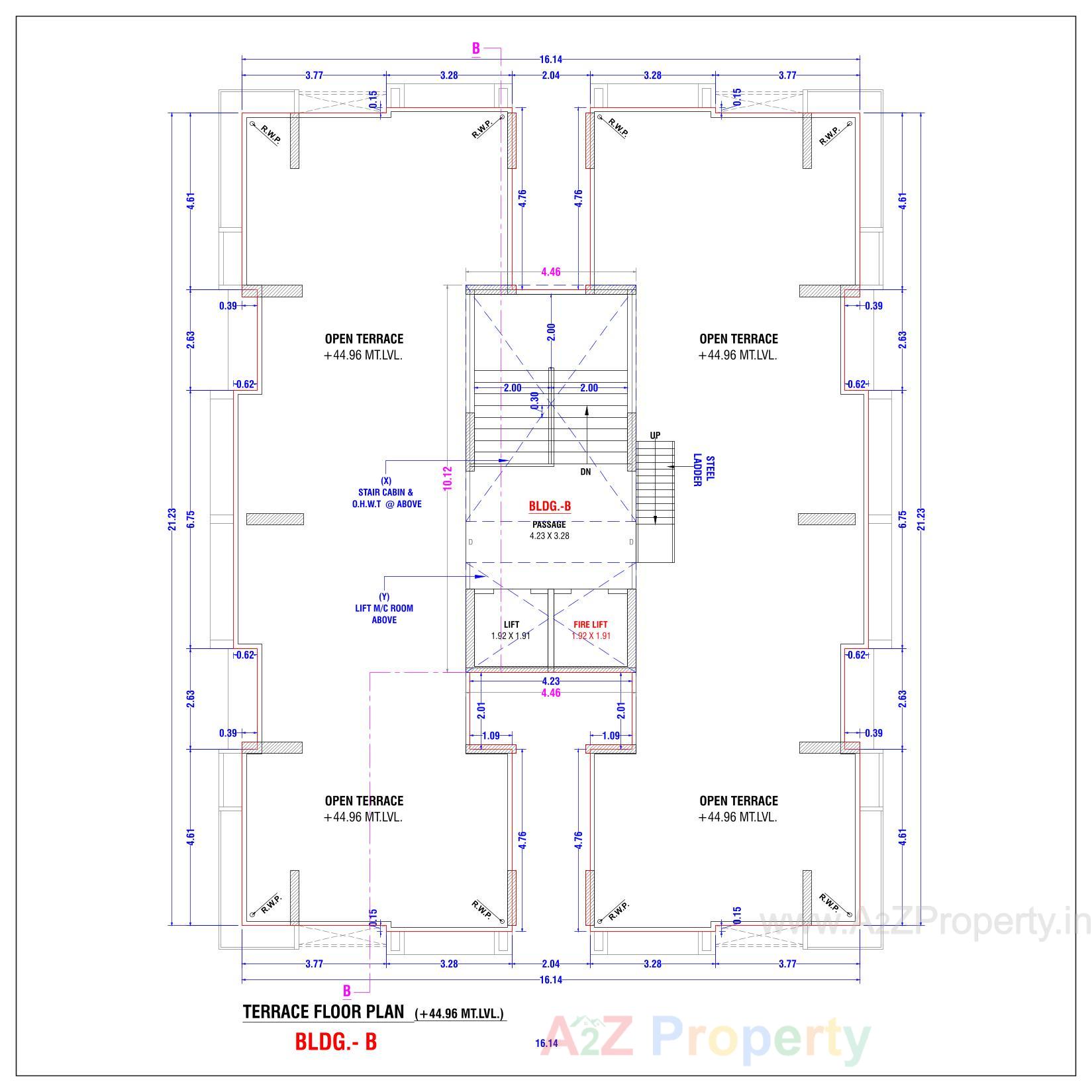Layout of real estate project Raj Luxuria located at Devadh, Surat, Gujarat