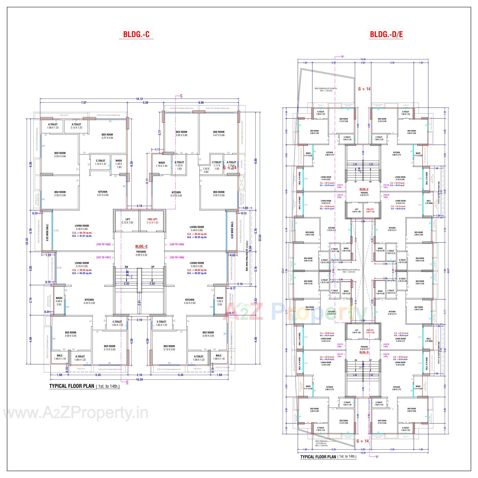 Layout of real estate project Raj Luxuria located at Devadh, Surat, Gujarat