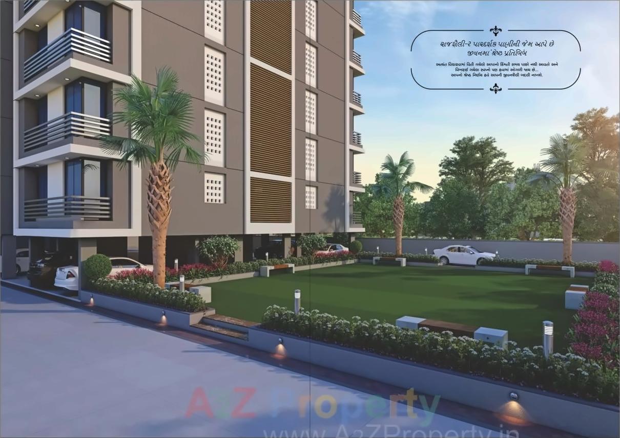 3D Elevation of real estate project Raj Shailee located at Varachha, Surat, Gujarat