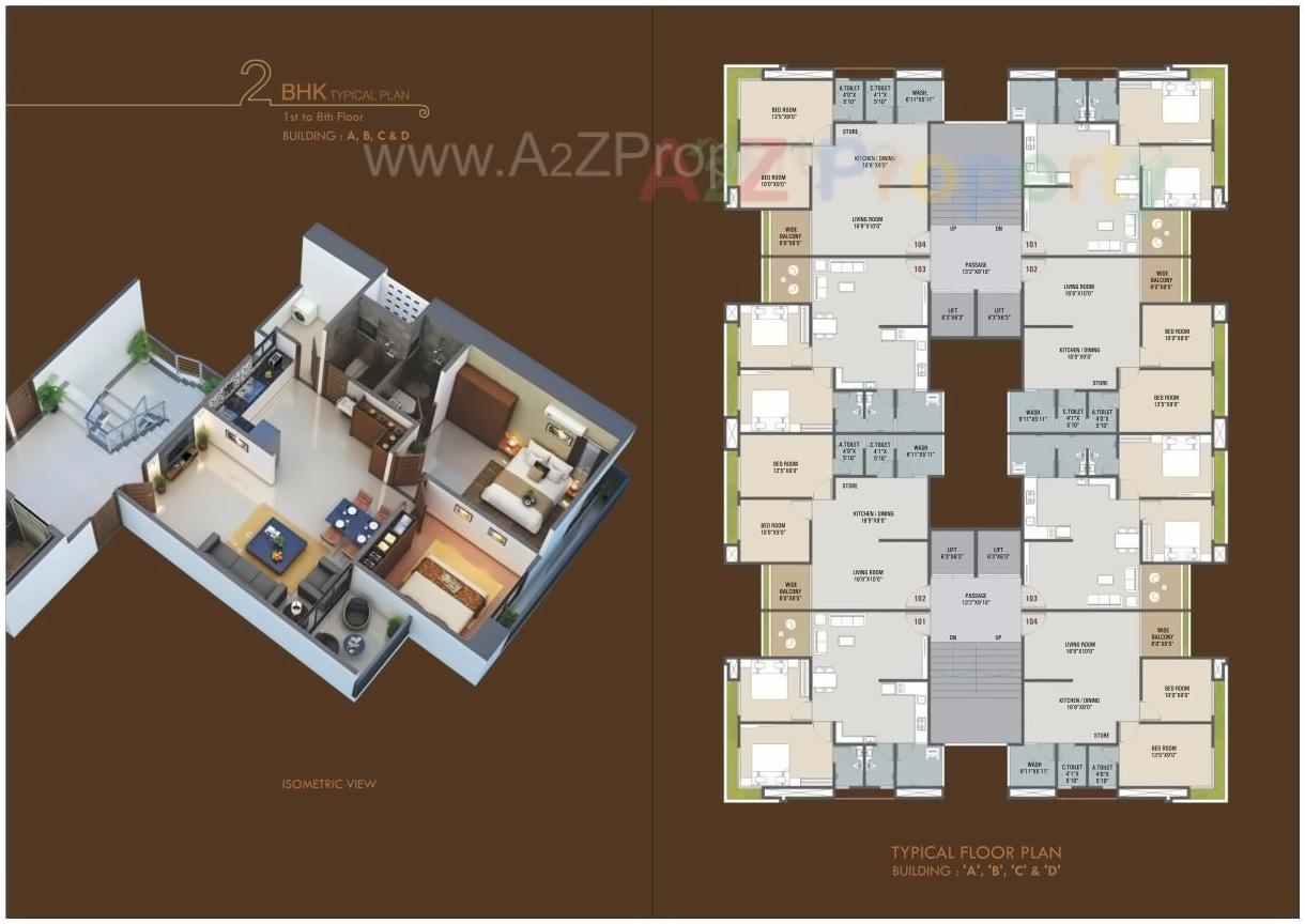 Layout of real estate project Raj Shailee located at Varachha, Surat, Gujarat