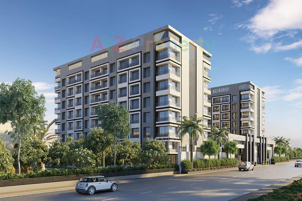 3D Elevation of real estate project Raj Shailee located at Varachha, Surat, Gujarat