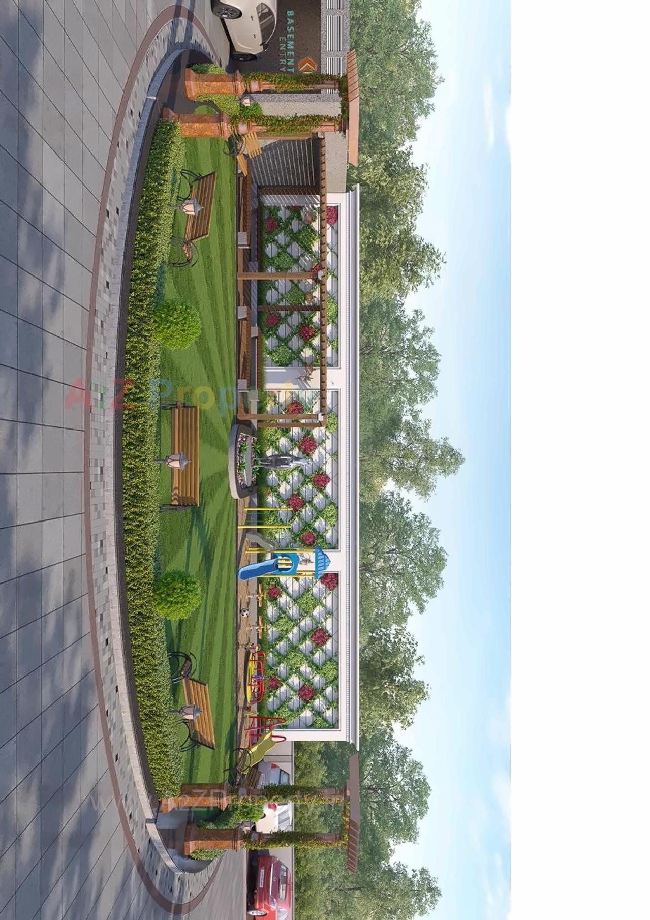 3D Elevation of real estate project Raj Victoria located at Godadara, Surat, Gujarat