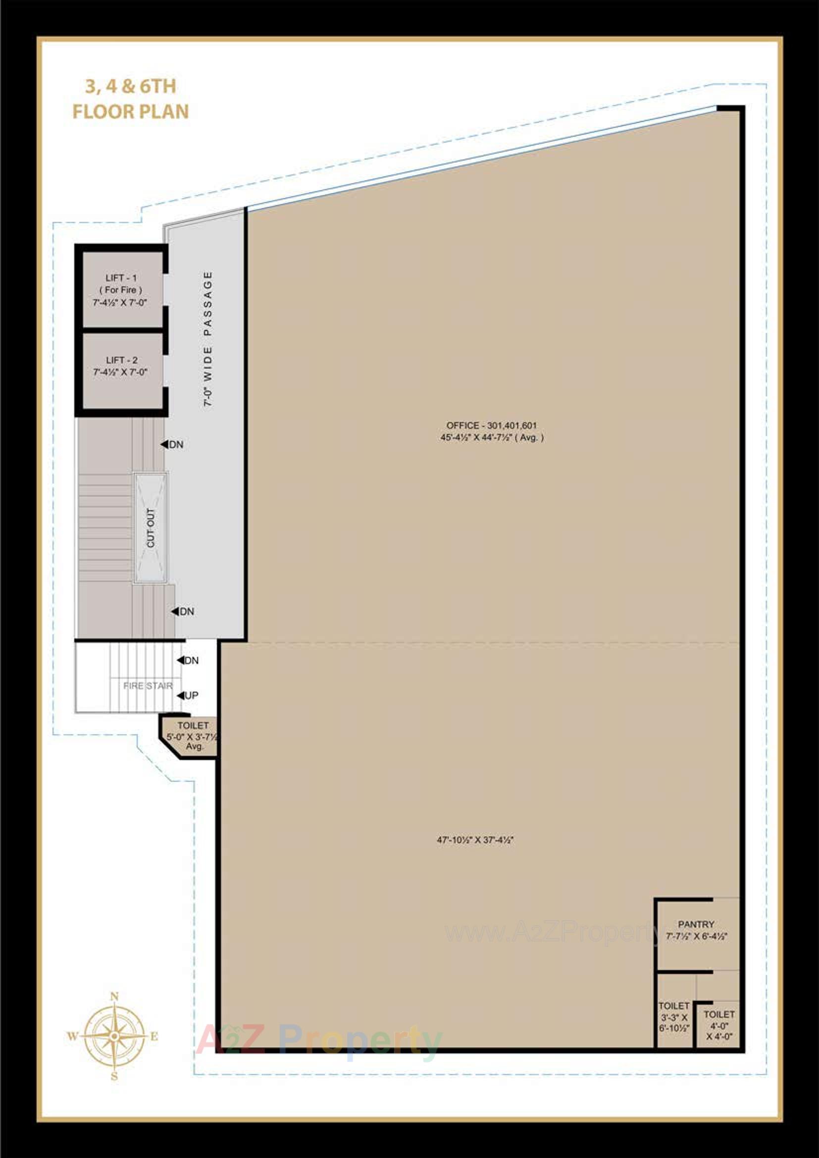 Layout of real estate project Rajhans Aron located at Athwa, Surat, Gujarat