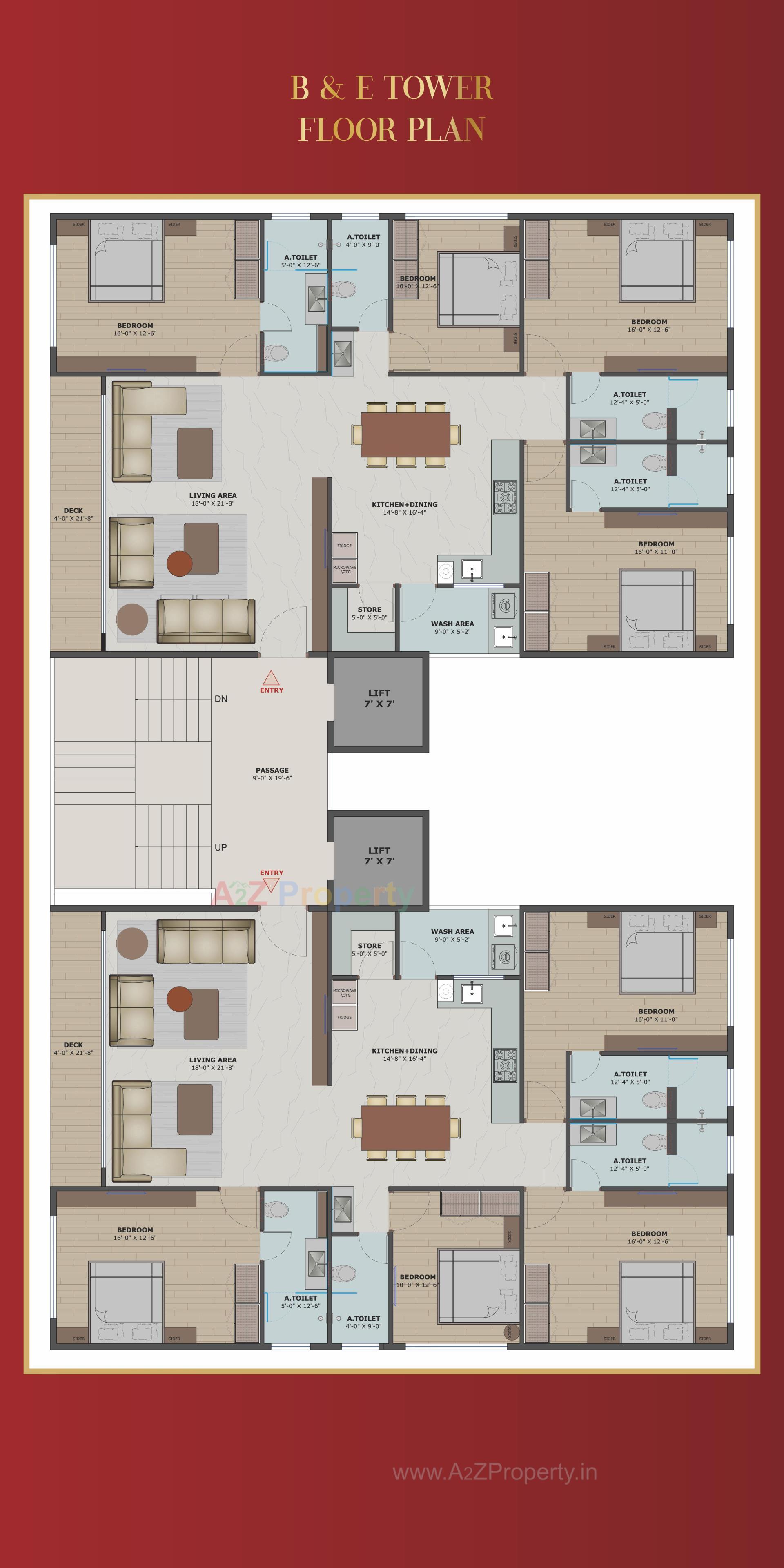 Layout of real estate project Rajhans Corazo located at Vesu, Surat, Gujarat