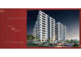 Elevation of real estate project Rajhans Corazo located at Vesu, Surat, Gujarat