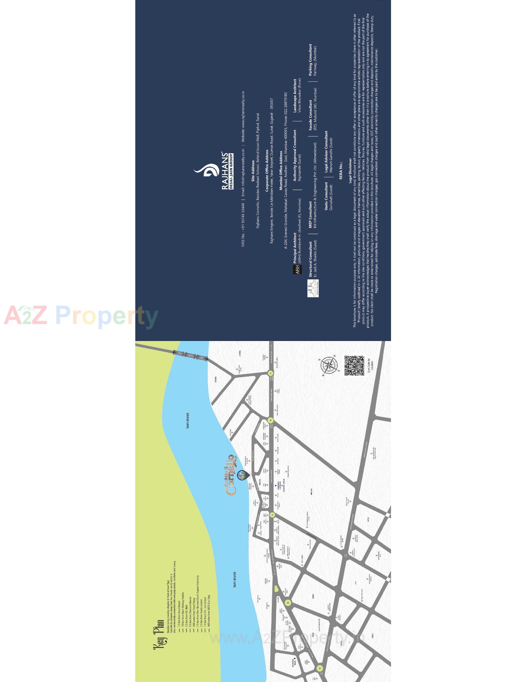  of real estate project Rajhans Cornello located at Piplod, Surat, Gujarat