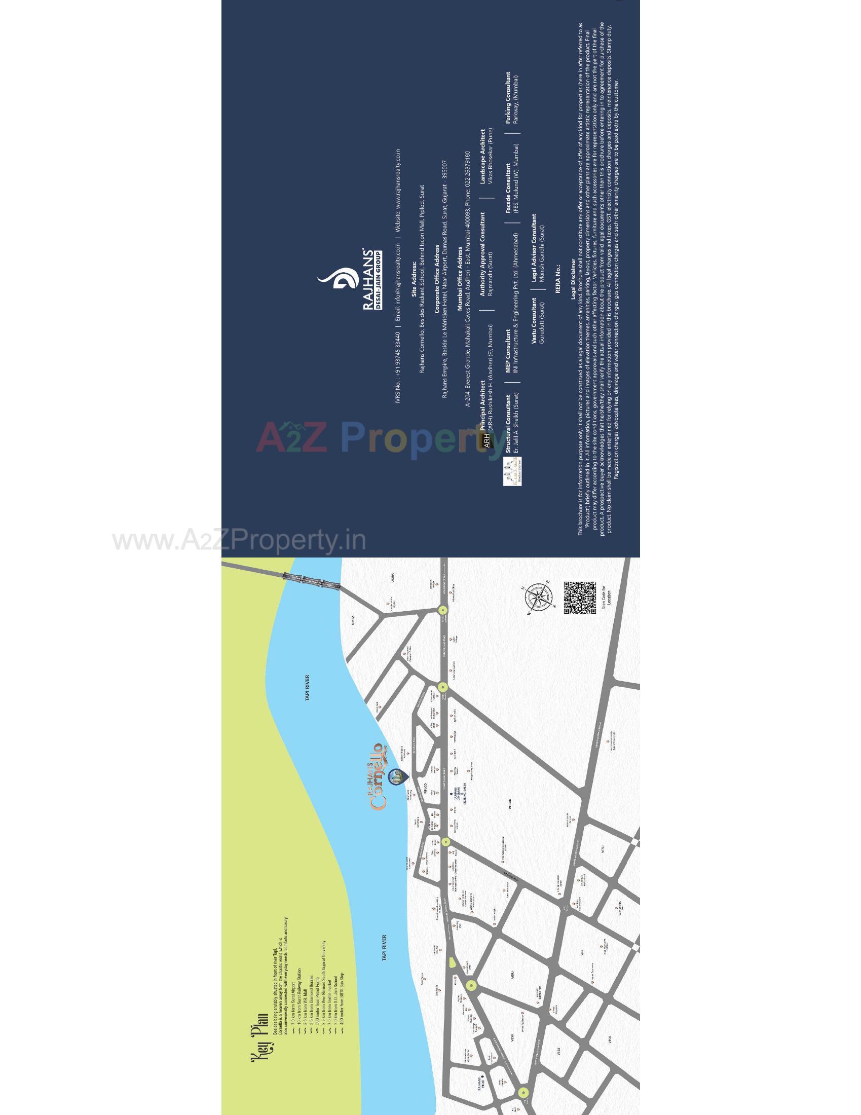  of real estate project Rajhans Cornello located at Piplod, Surat, Gujarat