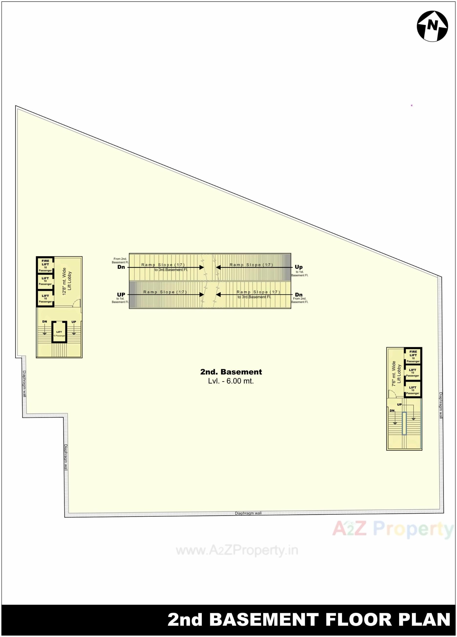 Layout of real estate project Rajhans Flamingo located at Surat, Surat, Gujarat