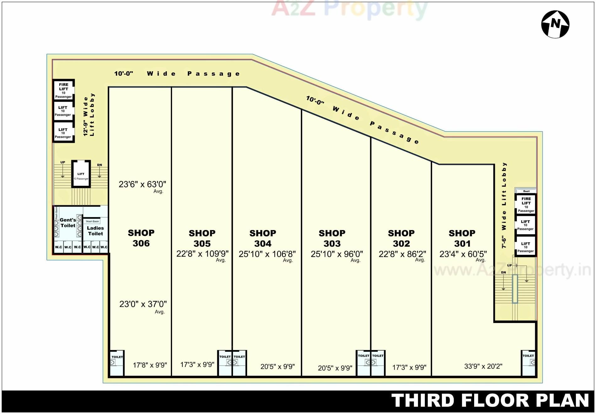 Layout of real estate project Rajhans Flamingo located at Surat, Surat, Gujarat