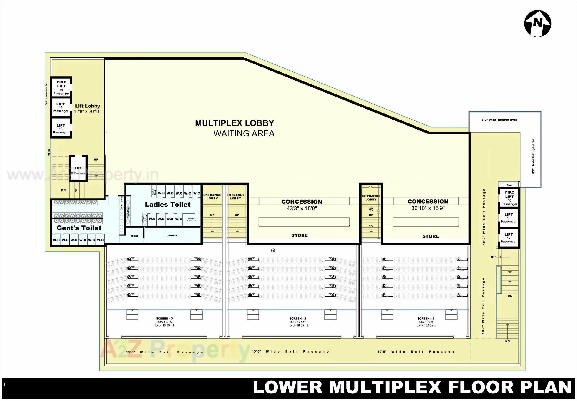 Layout of real estate project Rajhans Flamingo located at Surat, Surat, Gujarat