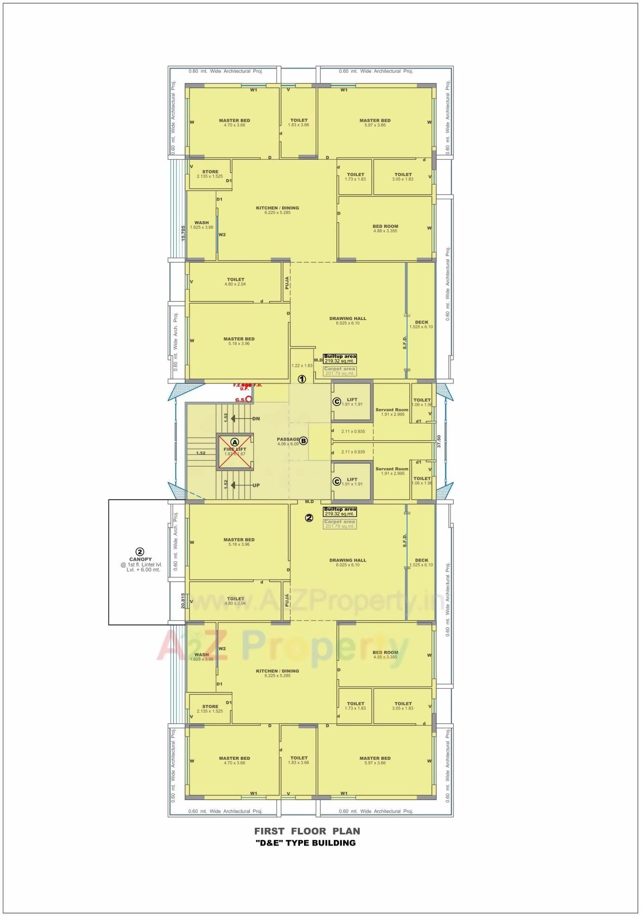 Layout of real estate project Rajhans Grandezza located at Bharthana, Surat, Gujarat