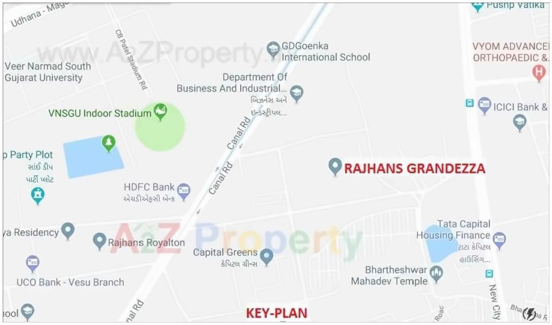  of real estate project Rajhans Grandezza located at Bharthana, Surat, Gujarat