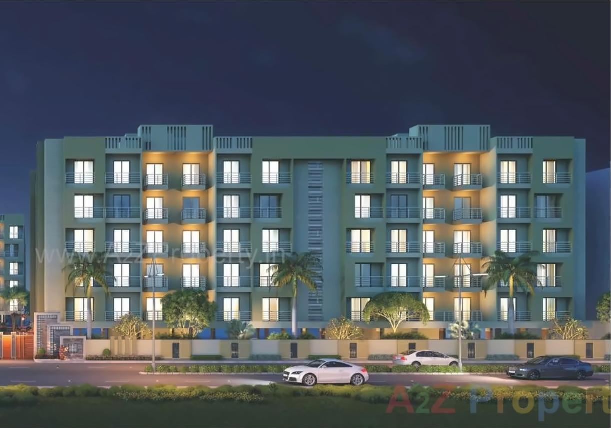 3D Elevation of real estate project Rajhans Platinum Residency located at Surat, Surat, Gujarat