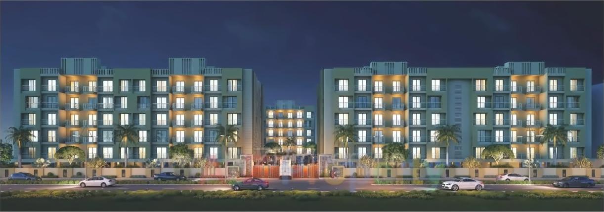 3D Elevation of real estate project Rajhans Platinum Residency located at Surat, Surat, Gujarat