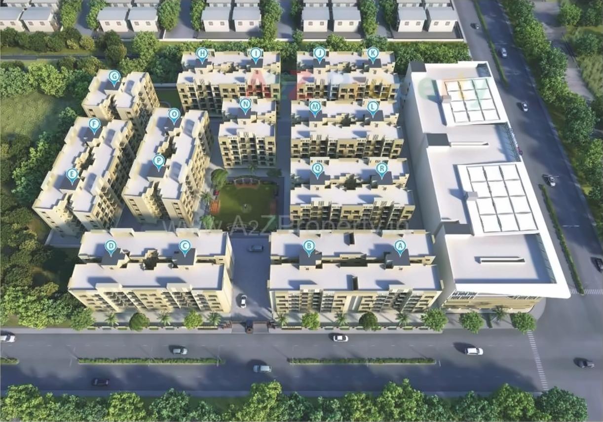 3D Elevation of real estate project Rajhans Platinum Residency located at Surat, Surat, Gujarat