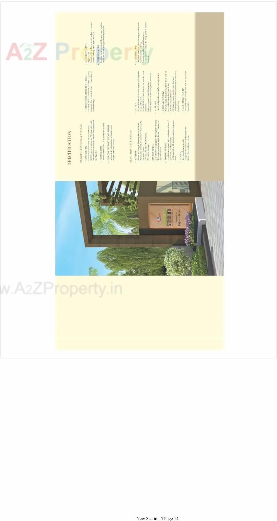 Layout of real estate project Rajhans Stadium Plaza   Residency located at Surat, Surat, Gujarat