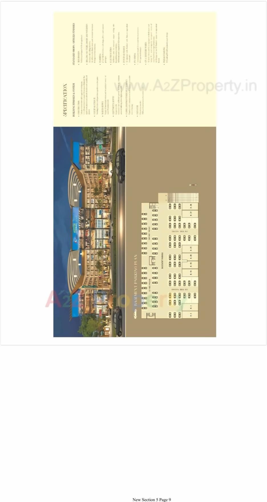 Layout of real estate project Rajhans Stadium Plaza   Residency located at Surat, Surat, Gujarat