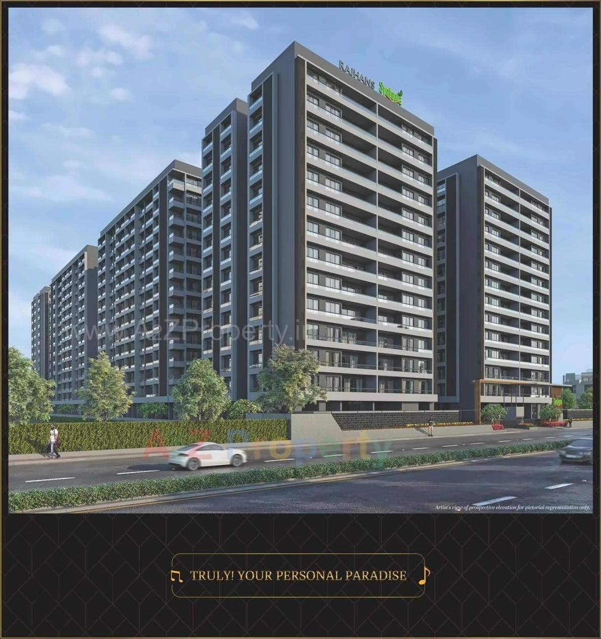 Rajhans Synfonia Flats at Abhva, Surat