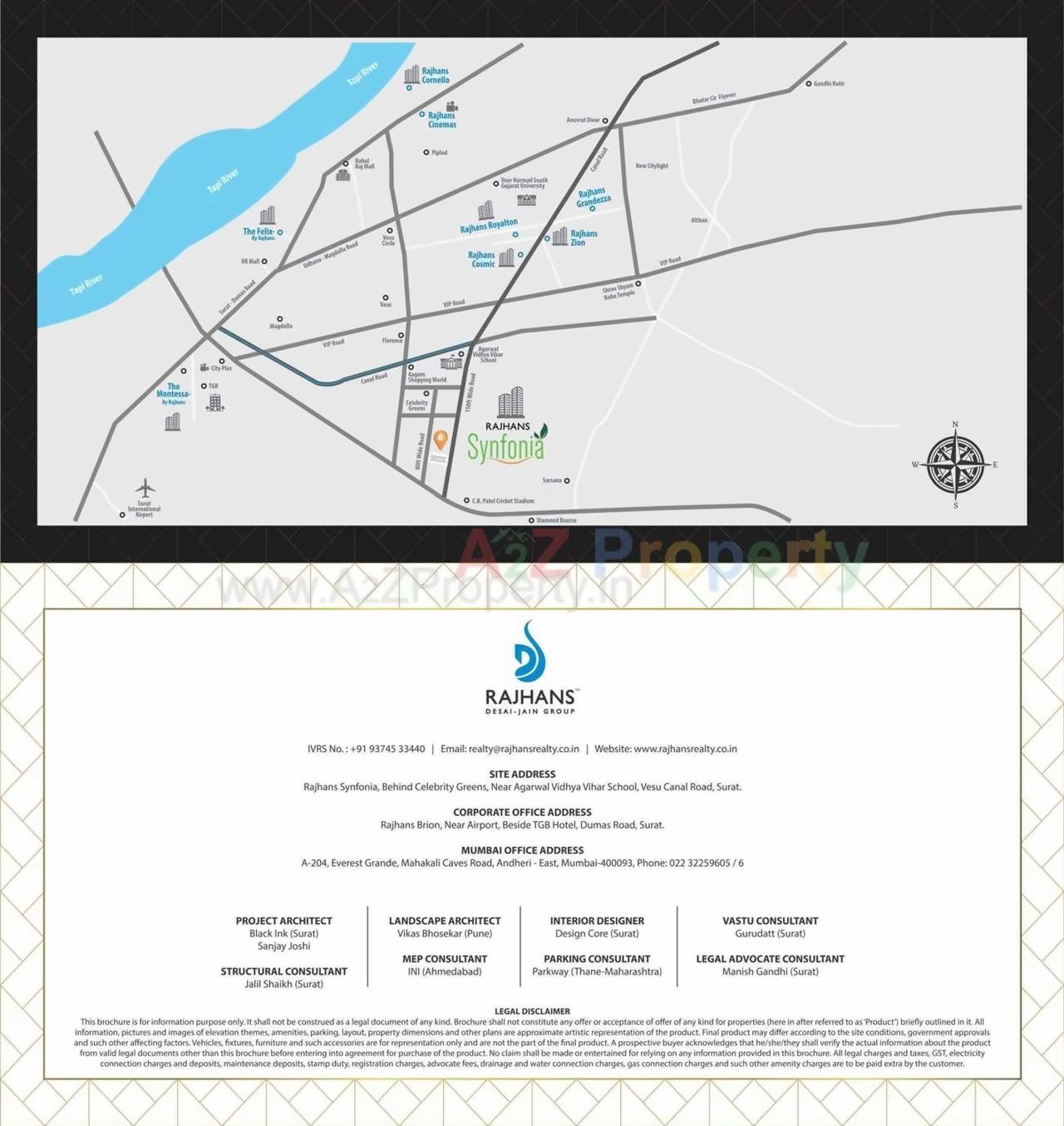  of real estate project Rajhans Synfonia located at Abhva, Surat, Gujarat