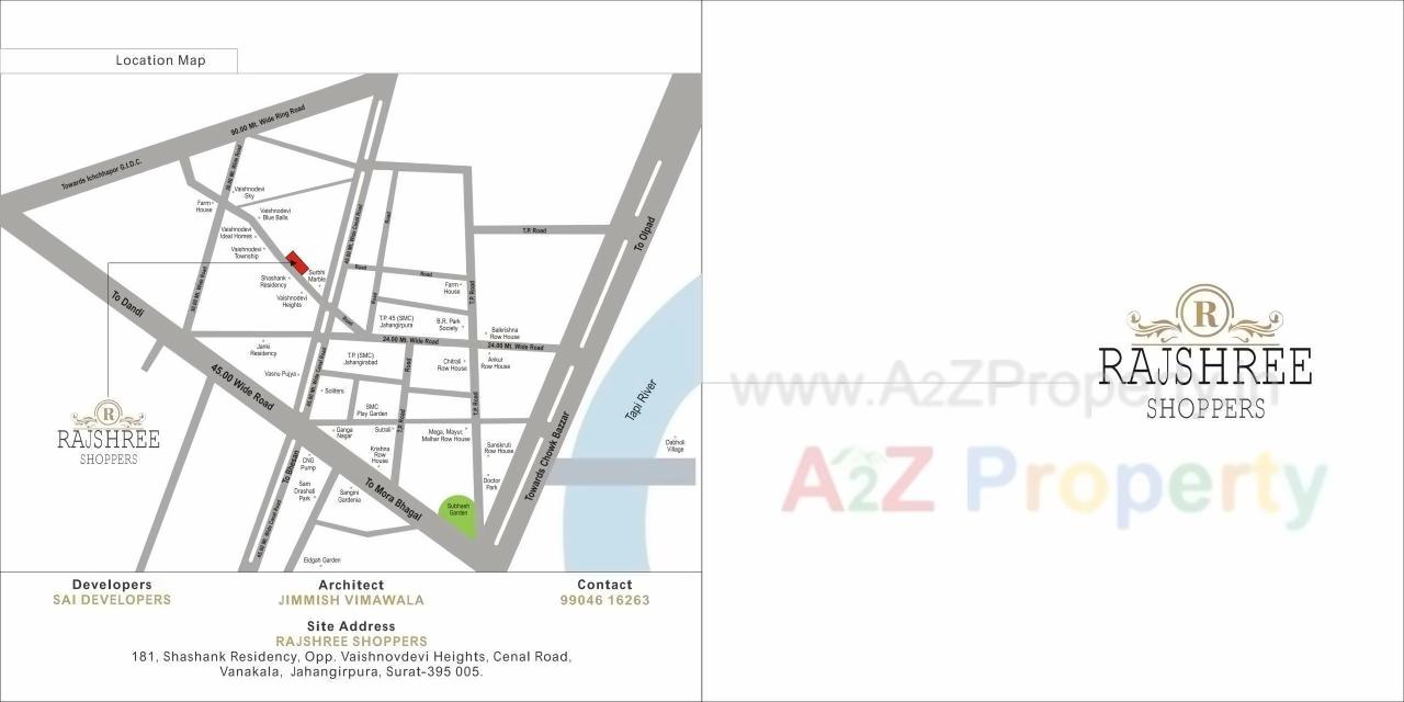  of real estate project Rajshree Shoppers (a ) located at Vanakla, Surat, Gujarat