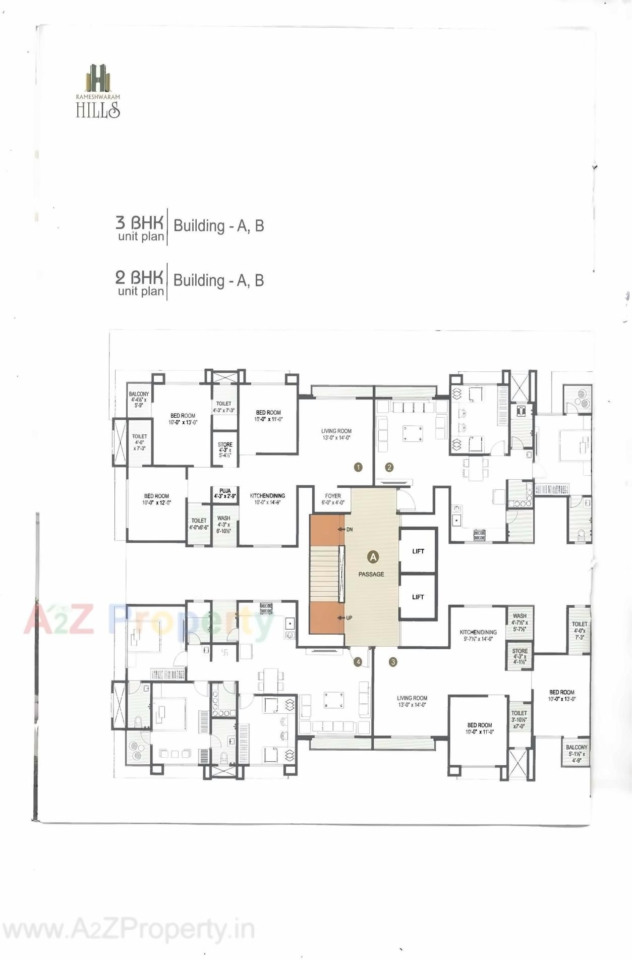 Layout of real estate project Rameshwaram Hills located at Bamroli, Surat, Gujarat