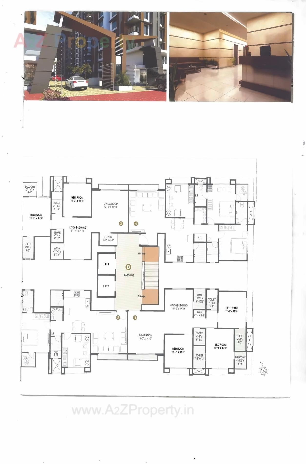 Layout of real estate project Rameshwaram Hills located at Bamroli, Surat, Gujarat