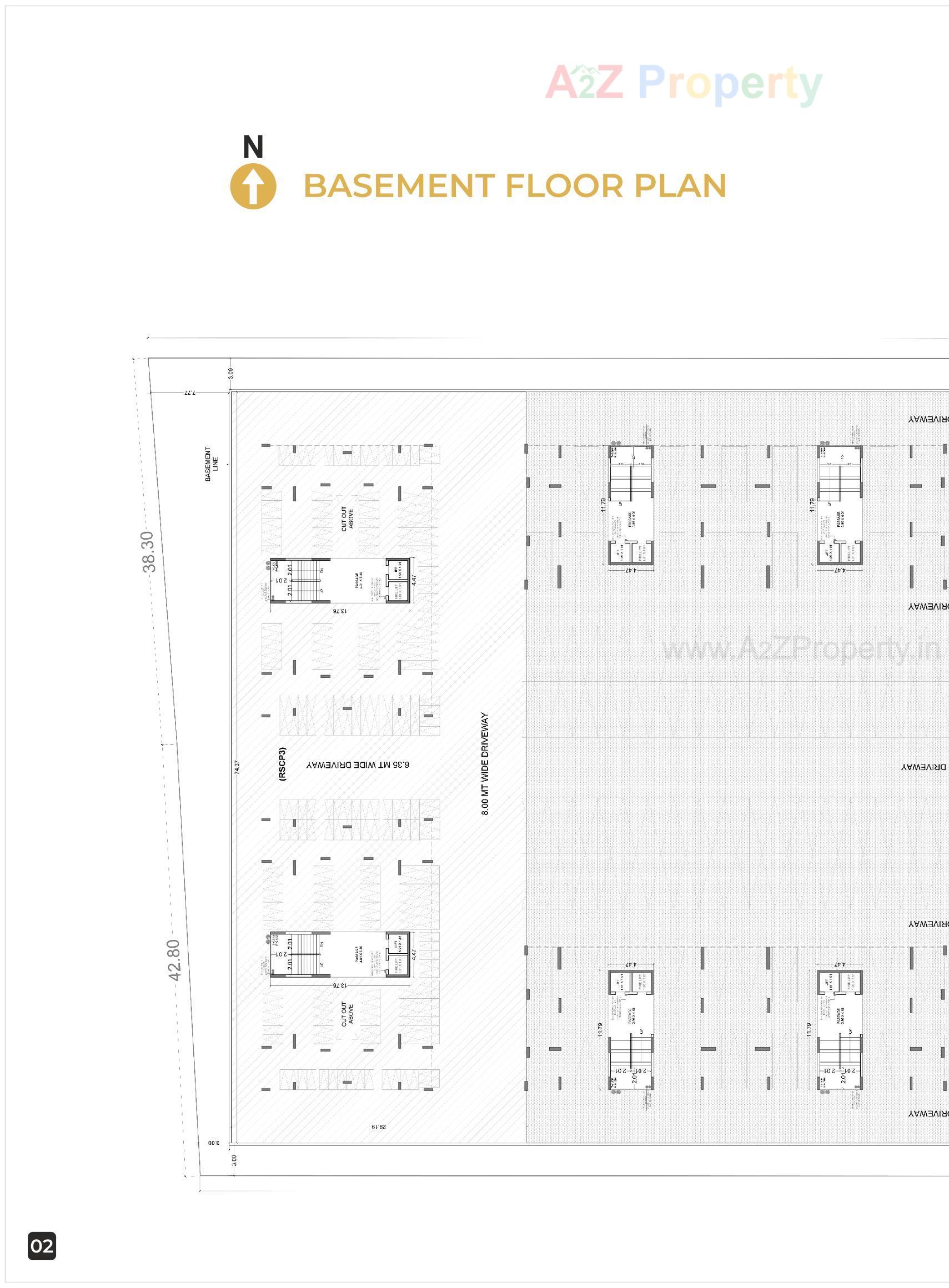 Layout of real estate project Rameshwaram Ivaan located at Palanpor, Surat, Gujarat